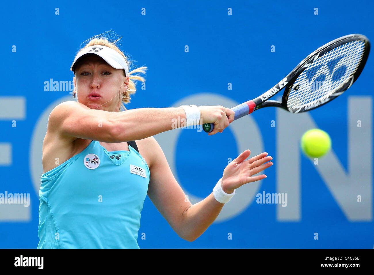 Die britische Elena Baltacha gegen die weißrussische Victoria Azarenka