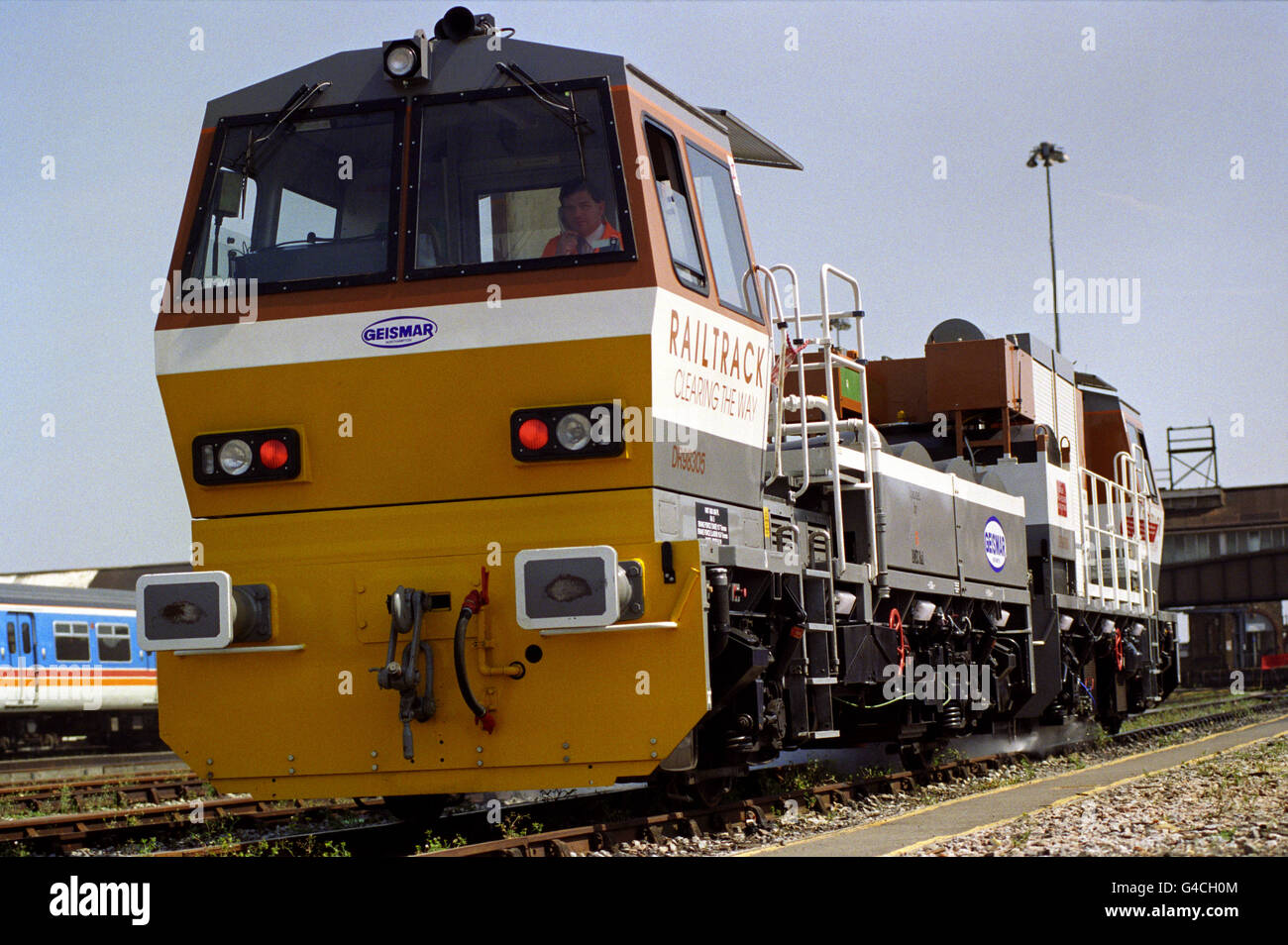 Transport - Schiene Reparaturen und Wartungen - London - 1998 Stockfoto