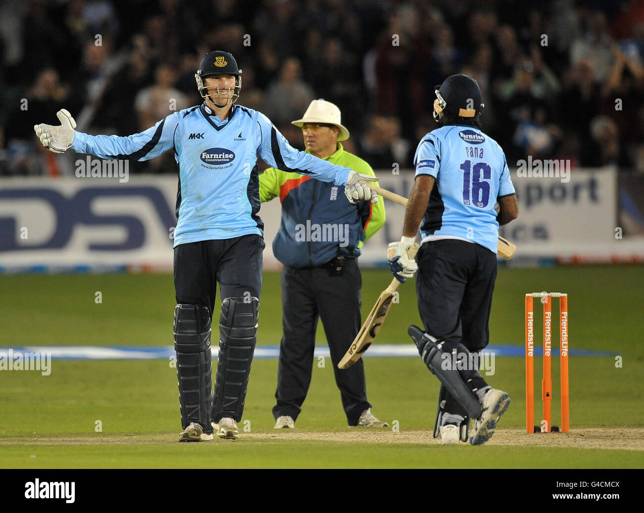 Kricket - Boden Leben T20 Süden Freundesgruppe - Sussex V Somerset - PROBIZ County Stockfoto