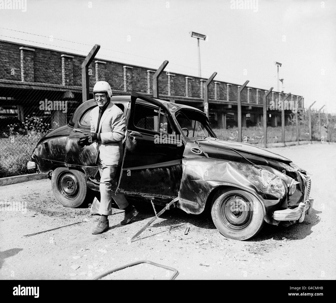 Motorsport - Sicherheitsprüfung - Harringay Stadion Stockfoto
