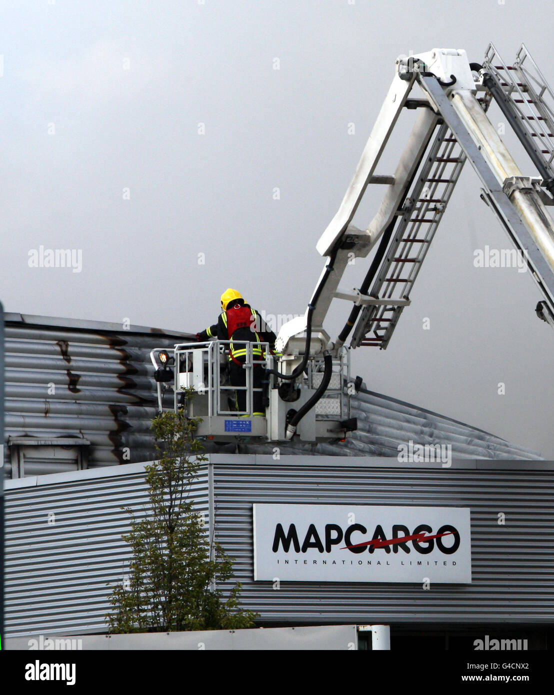 Lager-blaze Stockfoto