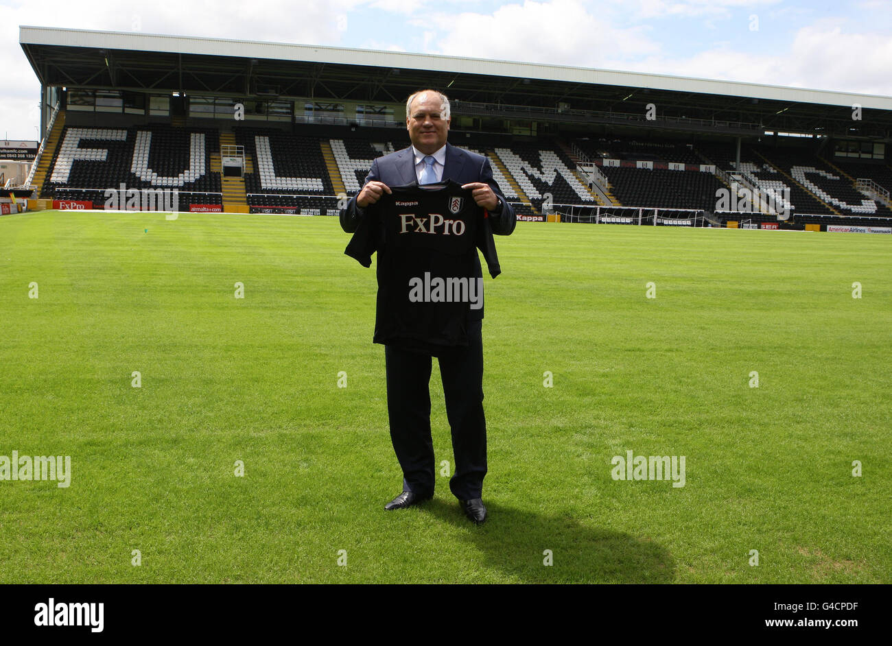 Fußball - Fulham Pressekonferenz - Martin Jol Enthüllung - Craven Cottage Stockfoto