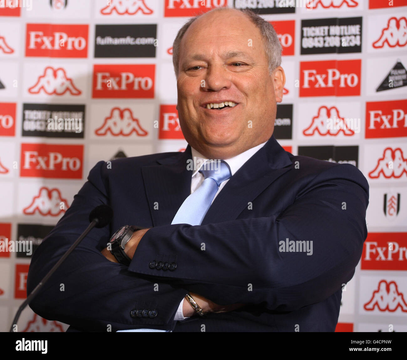 Fußball - Fulham Pressekonferenz - Martin Jol Enthüllung - Craven Cottage Stockfoto