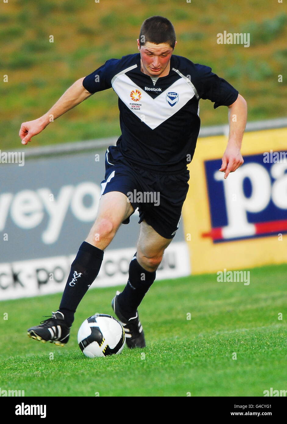 Fußball - Melbourne Victory V Queensland Roar Jugendliche - Green Gully Reserve, Melbourne Stockfoto