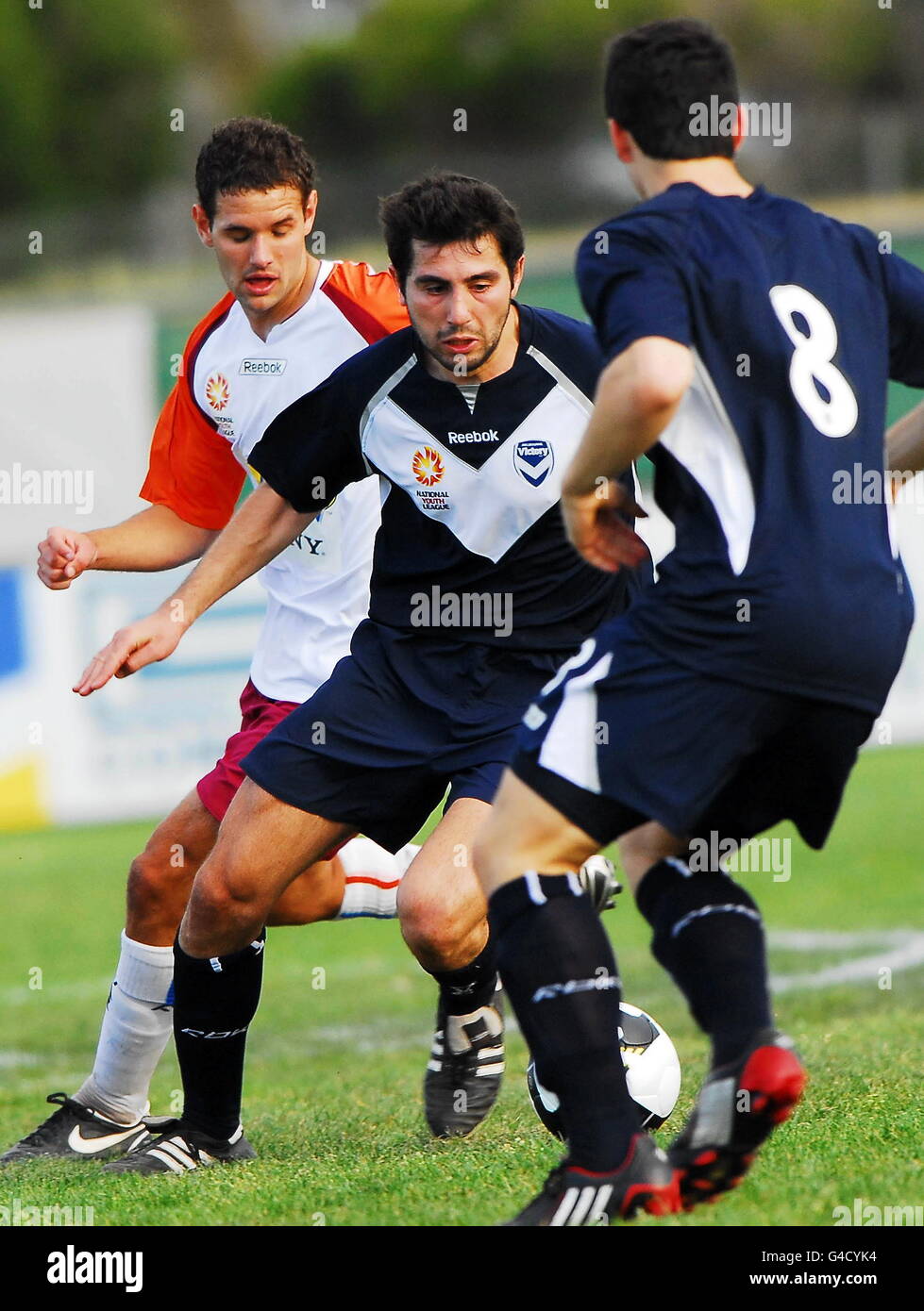 Fußball - Melbourne Victory V Queensland Roar Jugendliche - Green Gully Reserve, Melbourne Stockfoto