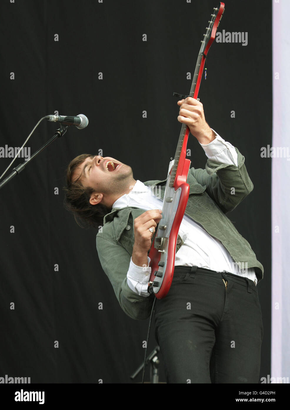 Arcade Fire Konzert - London Stockfoto