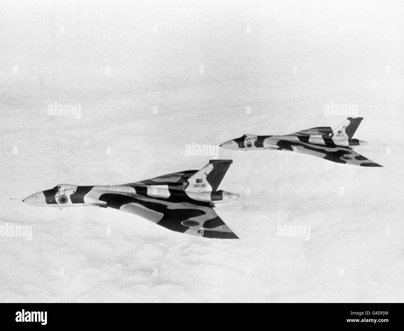 Luftfahrt - Vulcan-Bomber - RAF Strike Command Bombardierung und Navigation Contest Stockfoto