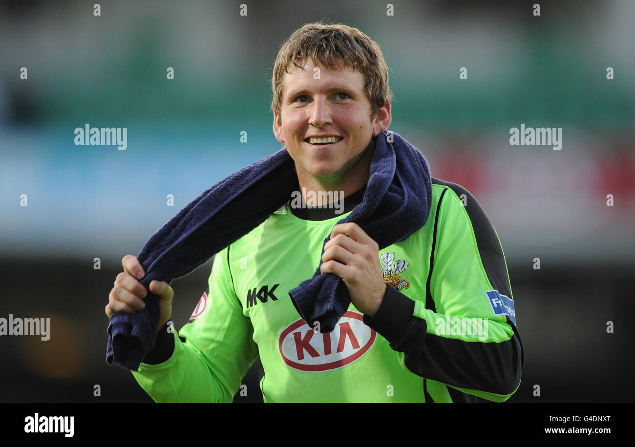 Cricket - Friends Life Twenty20 - South Group - Surrey Lions / Hampshire Royals - The Kia Oval. Gary Wilson Von Surrey Lions Stockfoto