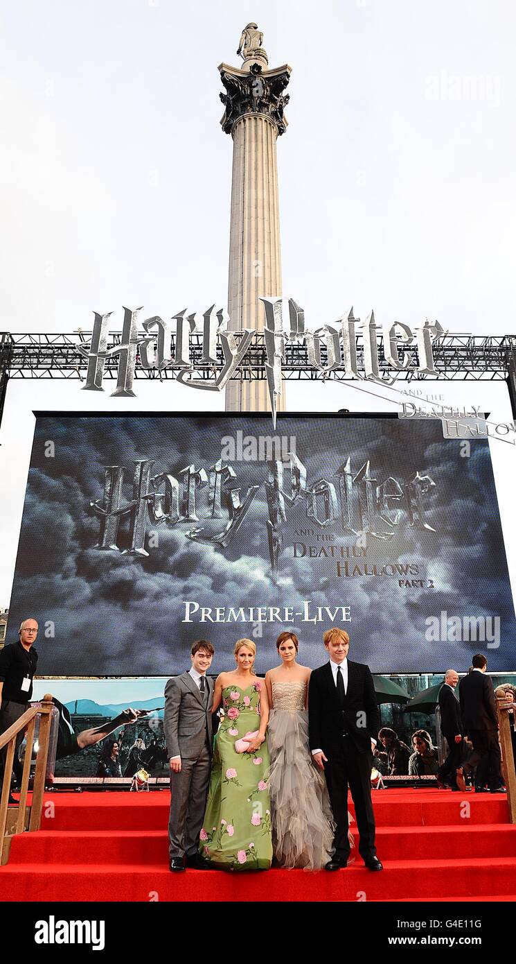 Harry Potter und die Heiligtümer des Todes: Teil 2 UK Film-Premiere - London Stockfoto