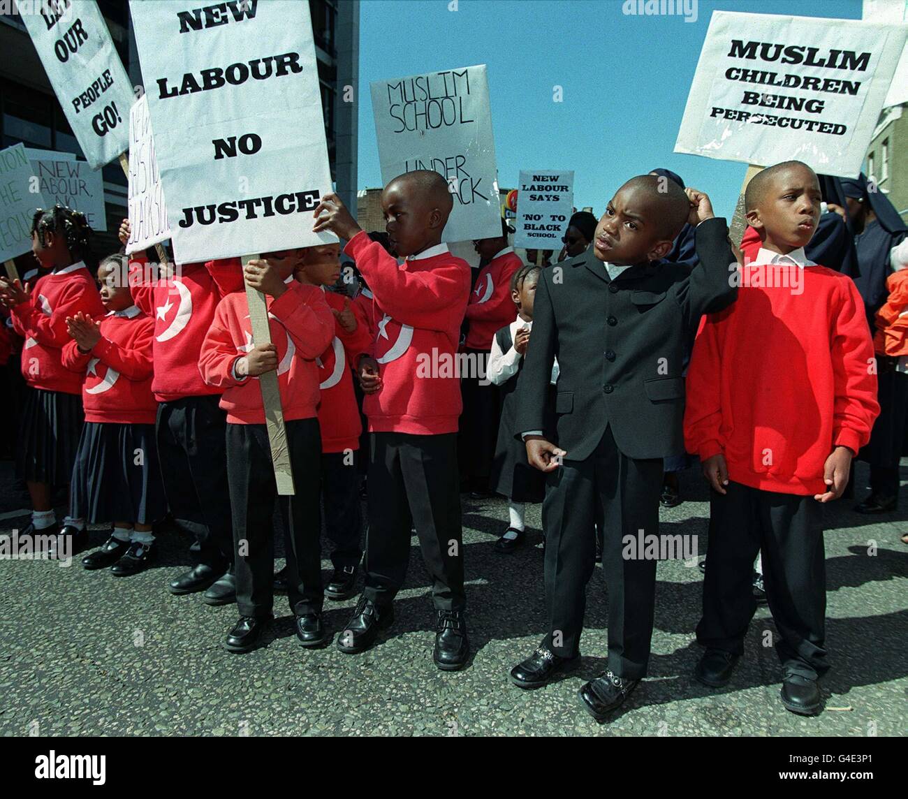 PROTEST-Nation des Islams 2 Stockfoto