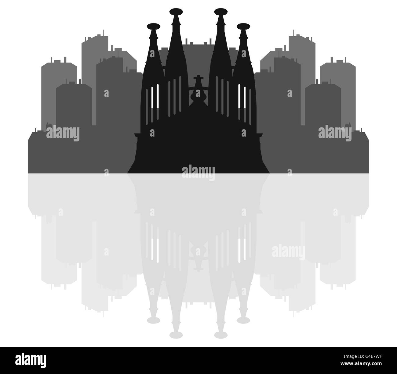 Sagrada familia Stockfoto