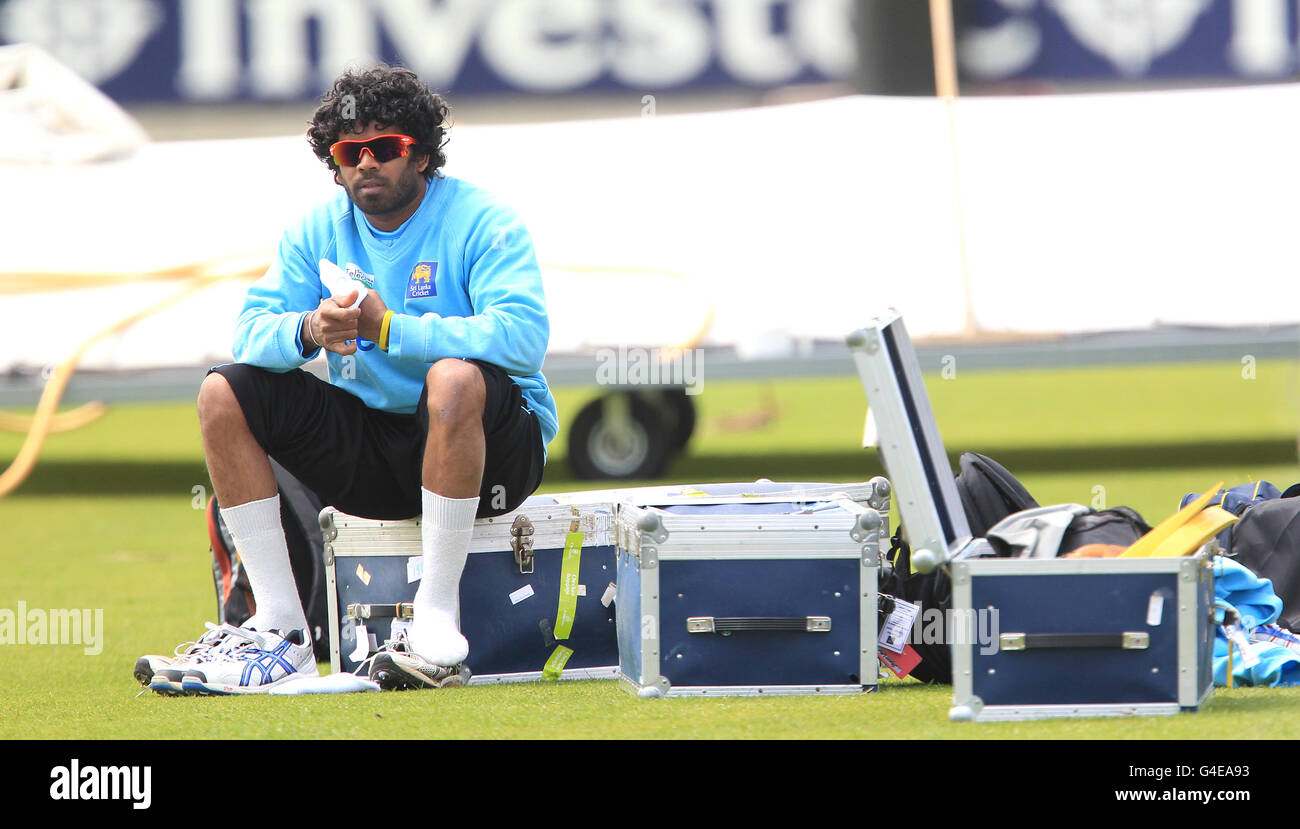 Cricket - 2011 NatWest Series - Second One Day International - England / Sri Lanka - Sri Lanka Nets Session - Headingley. Sri Lankas Lasith Malinga Stockfoto