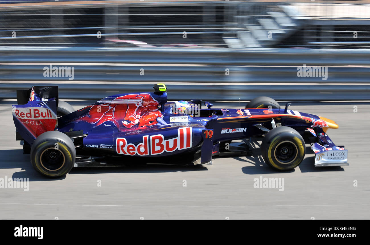 Motorsport - Formel-1-Weltmeisterschaft - Großer Preis Von Monaco - Trainingstag - Monaco. Toro Rossos Daniel Ricciardo während der Trainingseinheit des Grand Prix von Monaco, Monte Carlo. Stockfoto