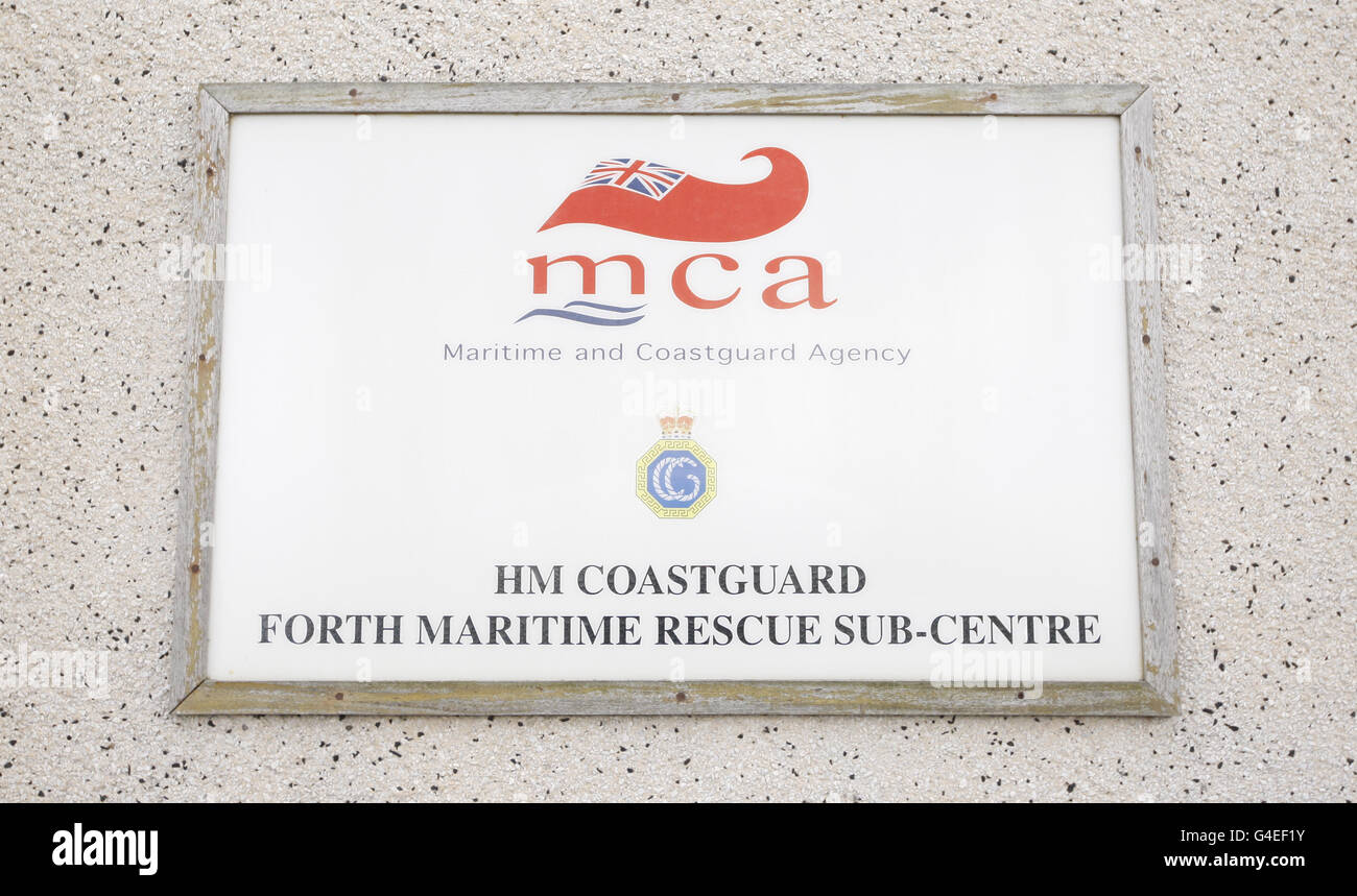 HM Coastguard Forth Maritime Rescue-Sub Center in der Nähe von Crail in Schottland, das im Rahmen einer Regierungsüberholung geschlossen wird. Stockfoto