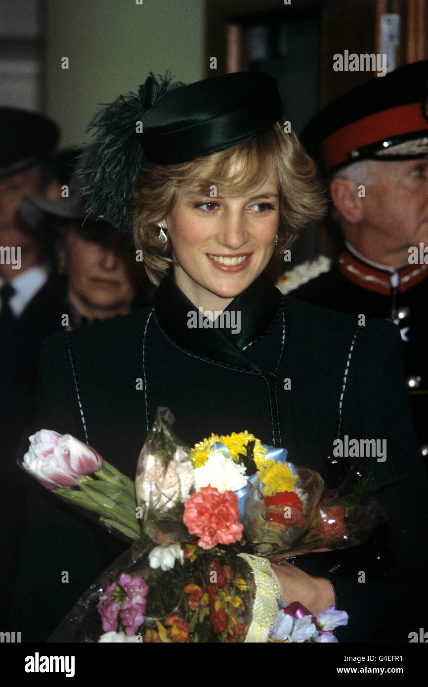 Royalty - Prinzessin von Wales Royal Hospital für kranke Kinder Besuch - Bristol Stockfoto