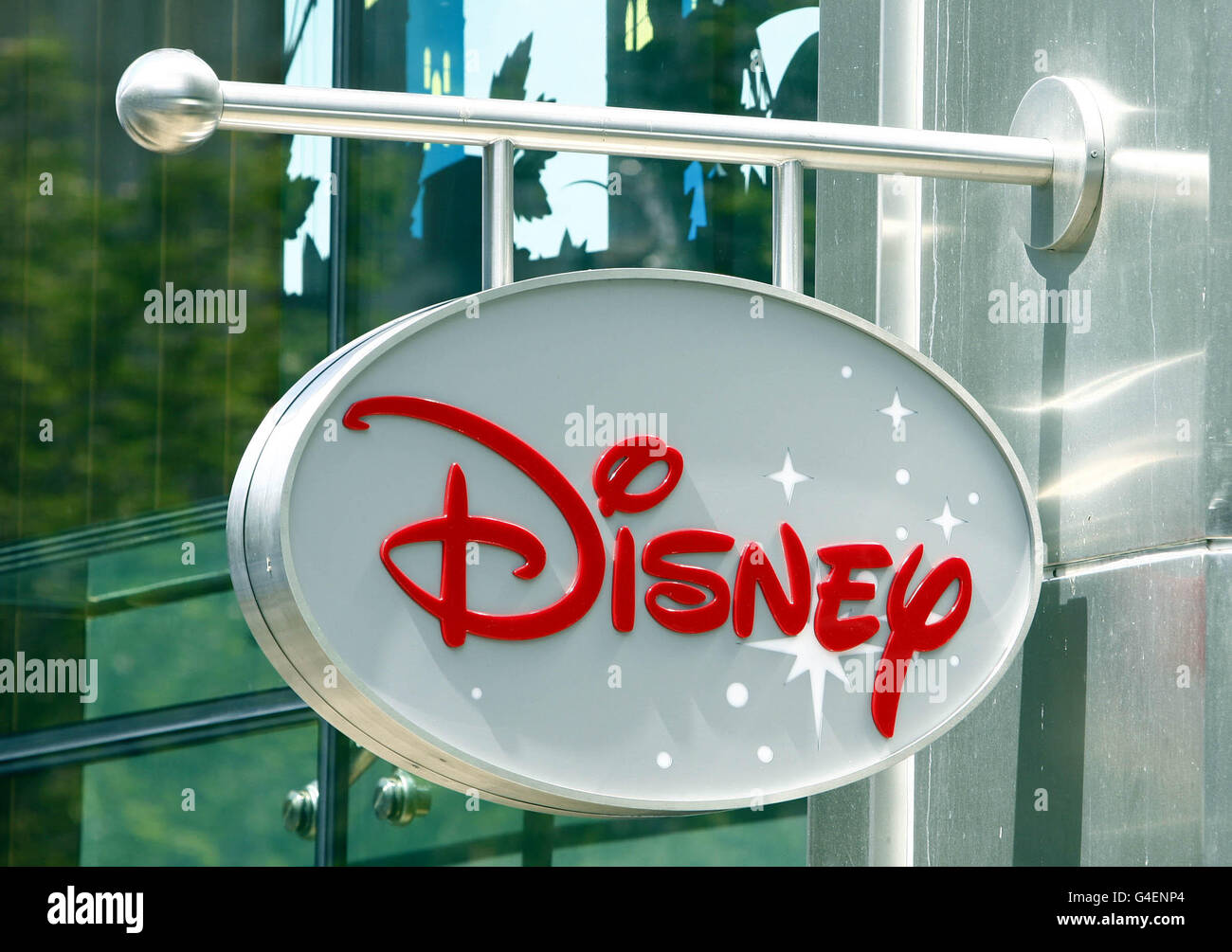 Stock Oxford Street. Ein Disney-Laden in der Londoner Oxford Street. Stockfoto