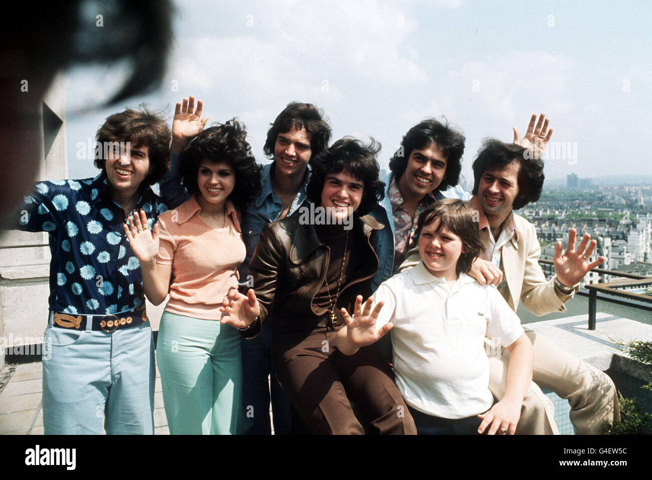 DIE OSMONDS: 1975 Stockfoto