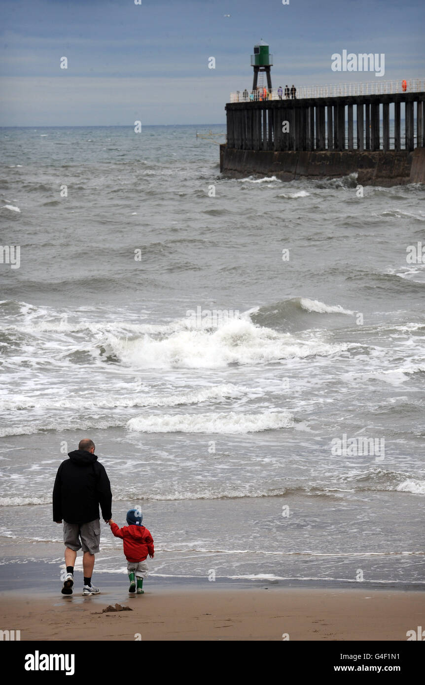 Sommerwetter August 8 Stockfoto