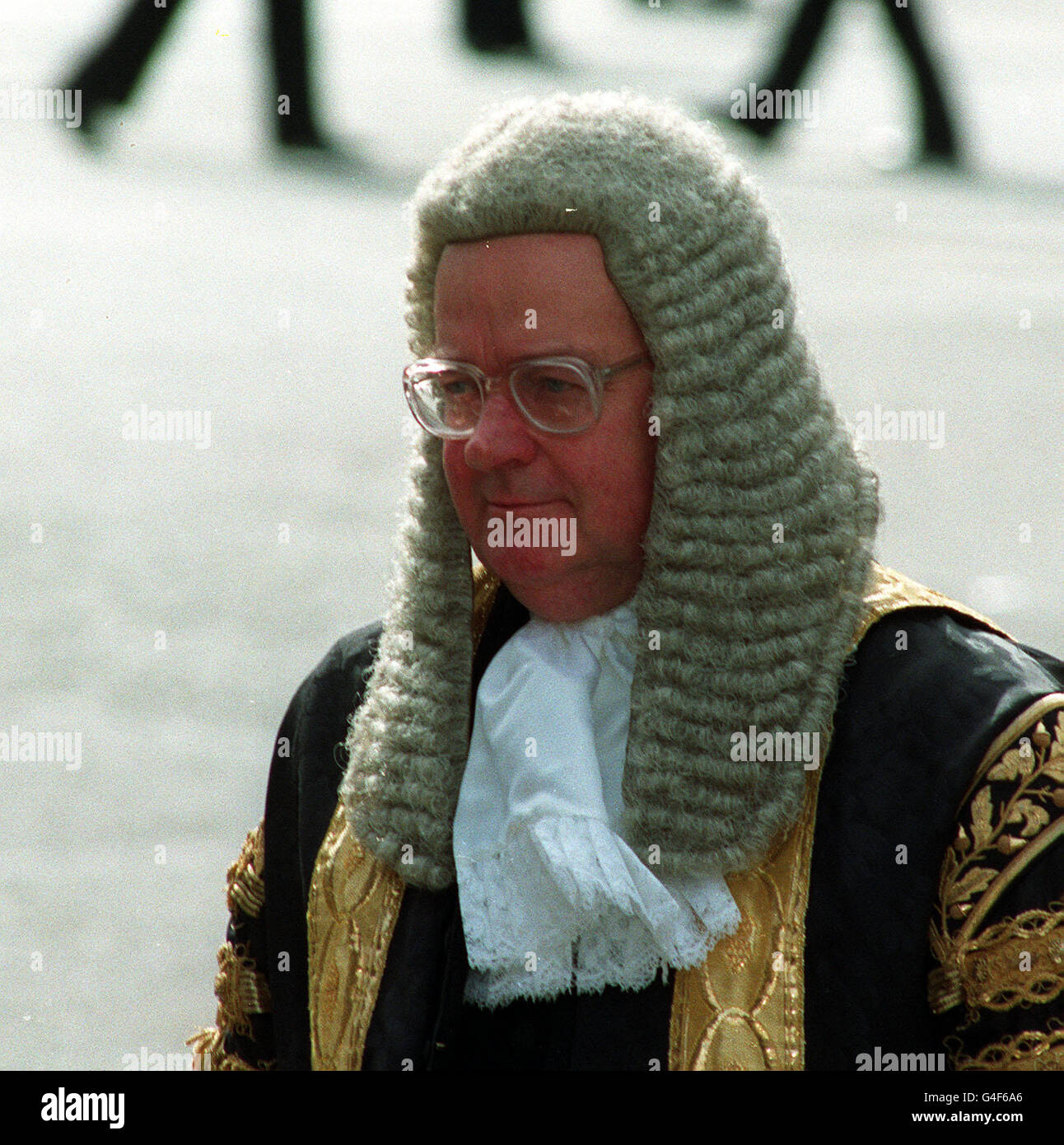 GERICHTE/Lord Justice Steyn. PA News 10/92 Lord Justice Steyn. Stockfoto