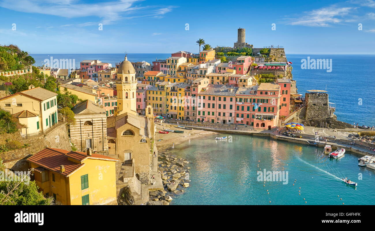 Ligurien - Vernazza, Cinque Terre, Ligurien, Italien Stockfoto