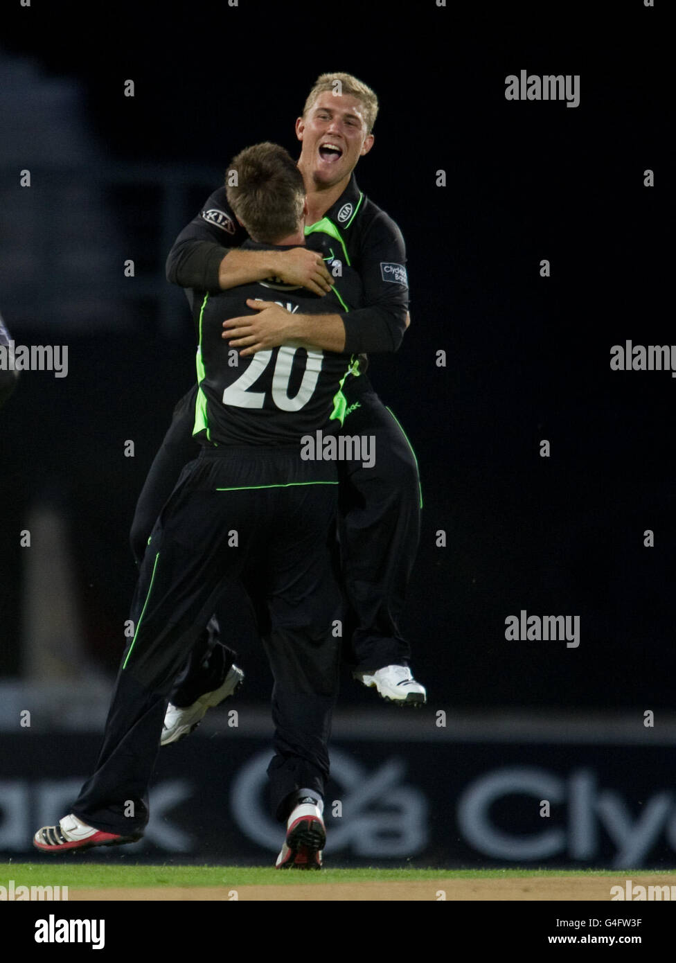 Cricket - Clydesdale Bank 40 - Gruppe B - Surrey V Northamptonshire - das Kia Oval Stockfoto