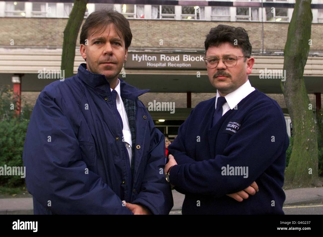 Polizei schwanger/Wächter Stockfoto