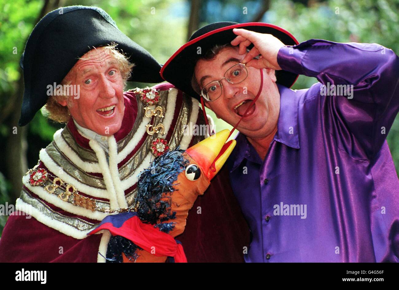 Panto/Rod Hull und McCaskill Stockfoto