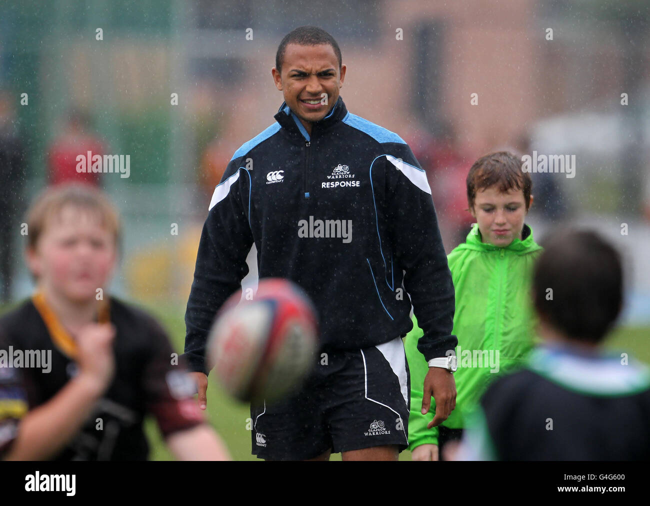 Dave McCall von Glasgow Warriors während des Trainingslagers der Glasgow Warriors im Scotstoun Sports Complex, Glasgow. Stockfoto