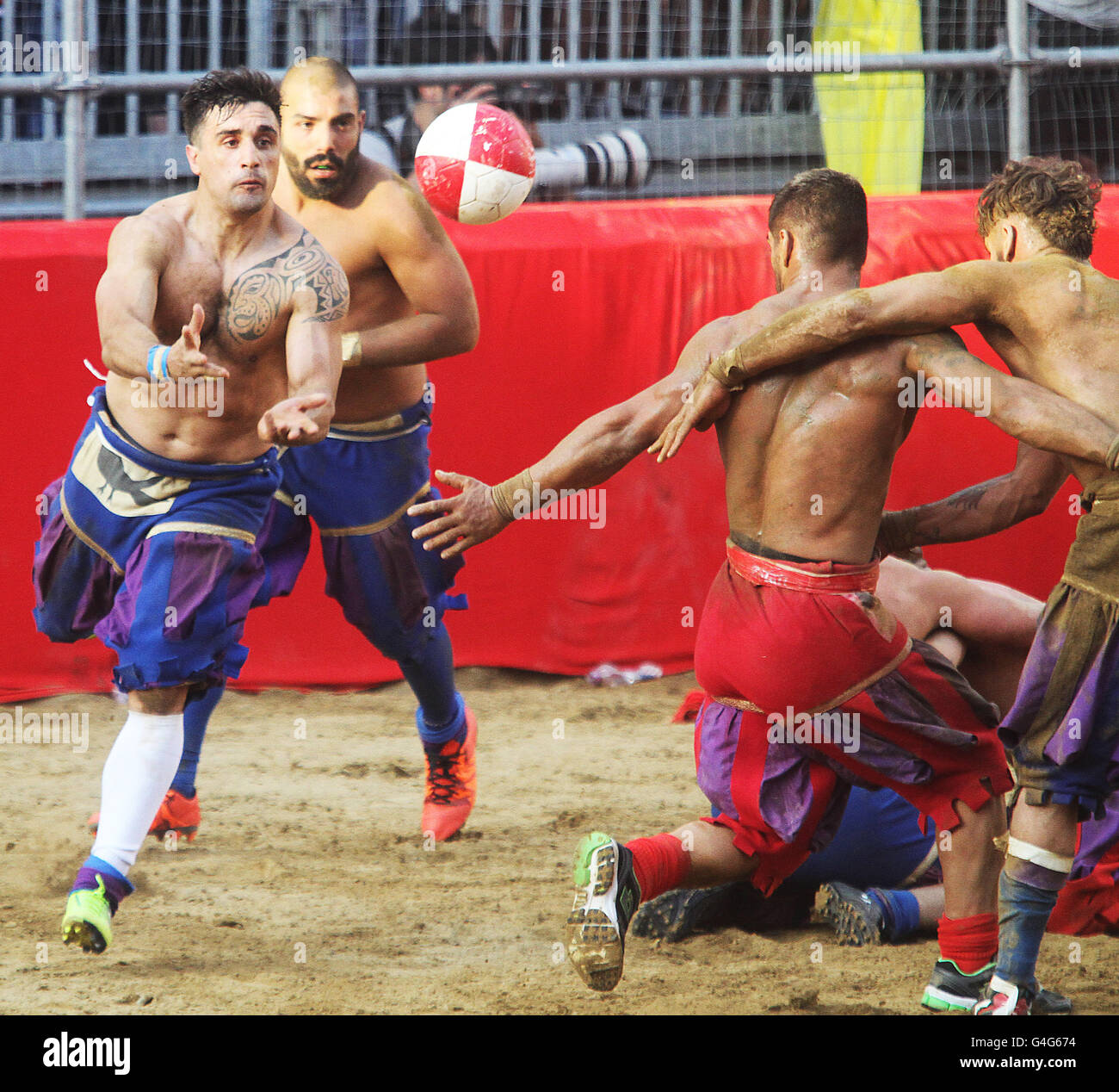 Calcio Storico Fiorentino, Florenz, Spiel der historischen Florentiner