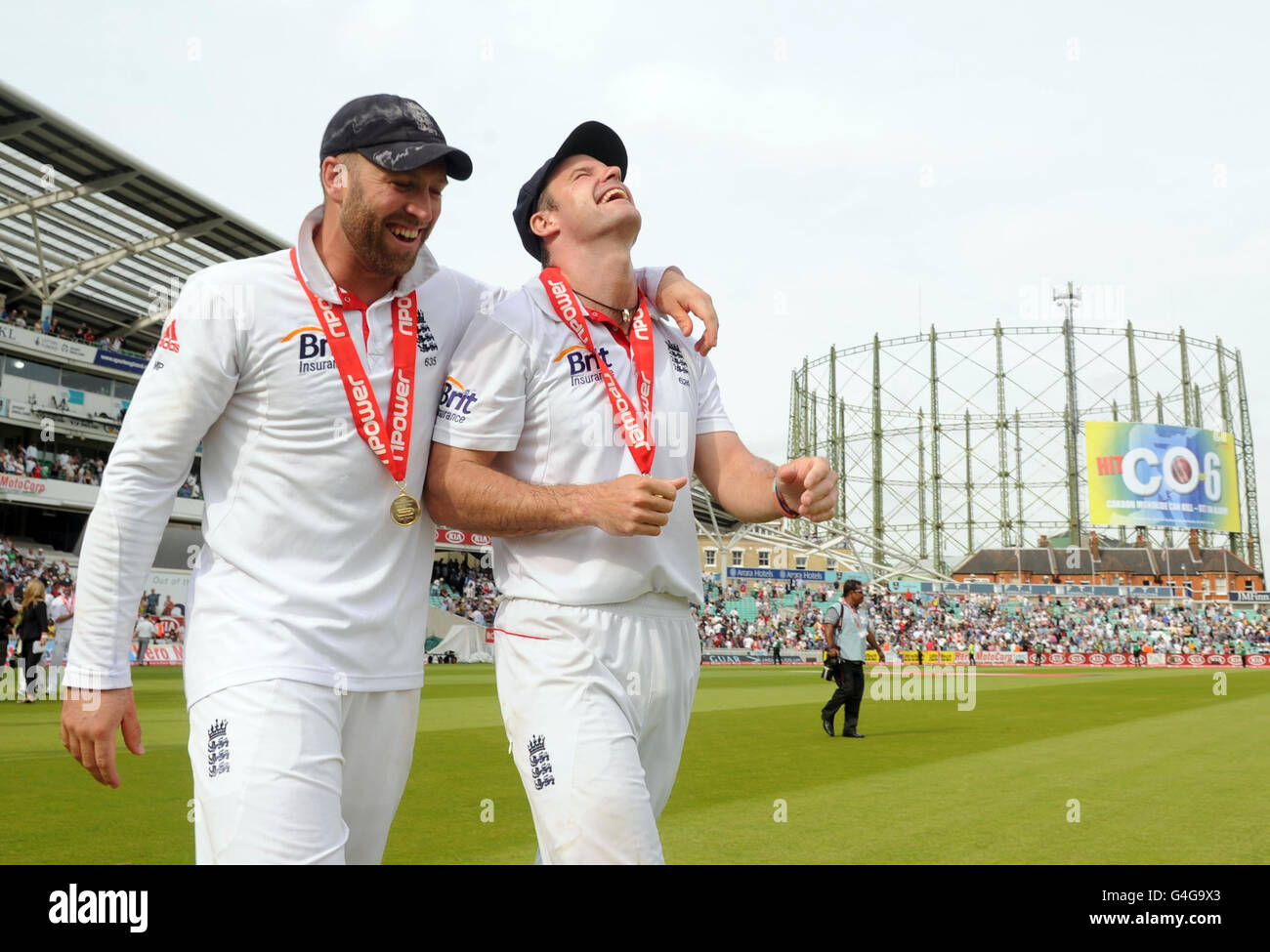 Cricket - Npower vierte Test - Tag 5 - England V Indien - das Kia Oval Stockfoto