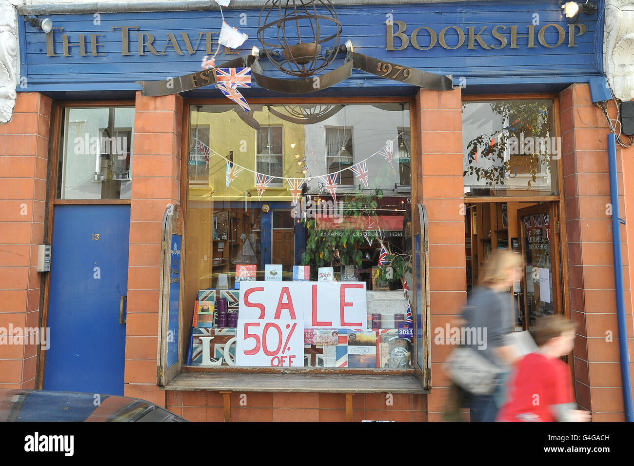 Die Travel Bookshop Stockfoto