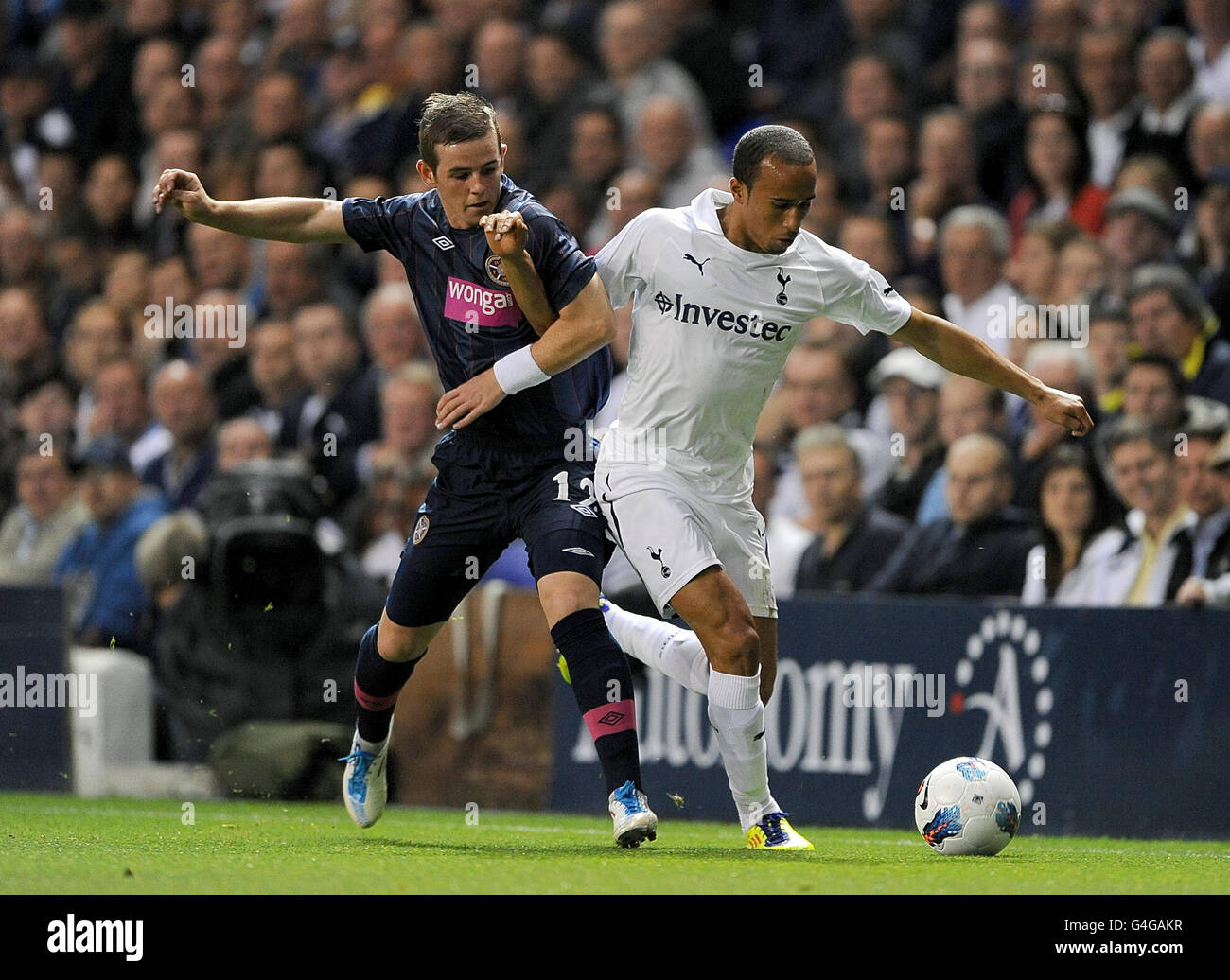 Fußball - UEFA Europa League - Play-Offs - Rückspiel - Tottenham Hotspur V Heart of Midlothian - White Hart Lane Stockfoto