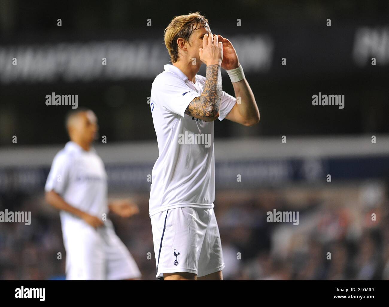 Fußball - UEFA Europa League - Play-Offs - Rückspiel - Tottenham Hotspur V Heart of Midlothian - White Hart Lane Stockfoto