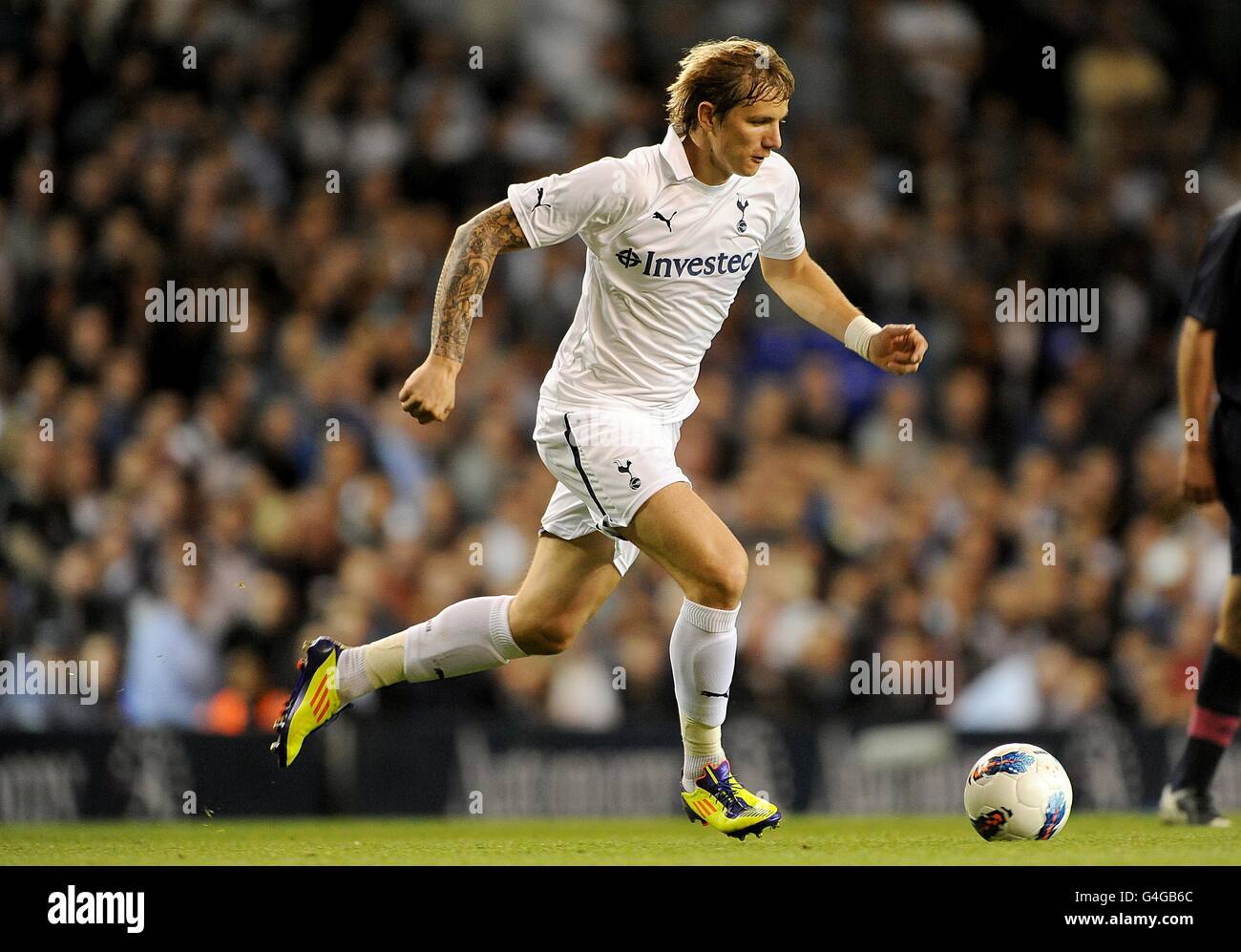 Fußball - UEFA Europa League - Play-Offs - Rückspiel - Tottenham Hotspur V Heart of Midlothian - White Hart Lane Stockfoto