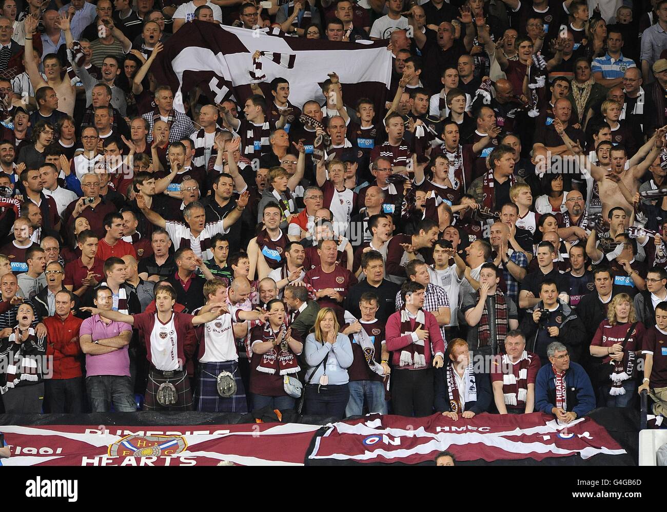 Fußball - UEFA Europa League - Play-Offs - Rückspiel - Tottenham Hotspur V Heart of Midlothian - White Hart Lane Stockfoto