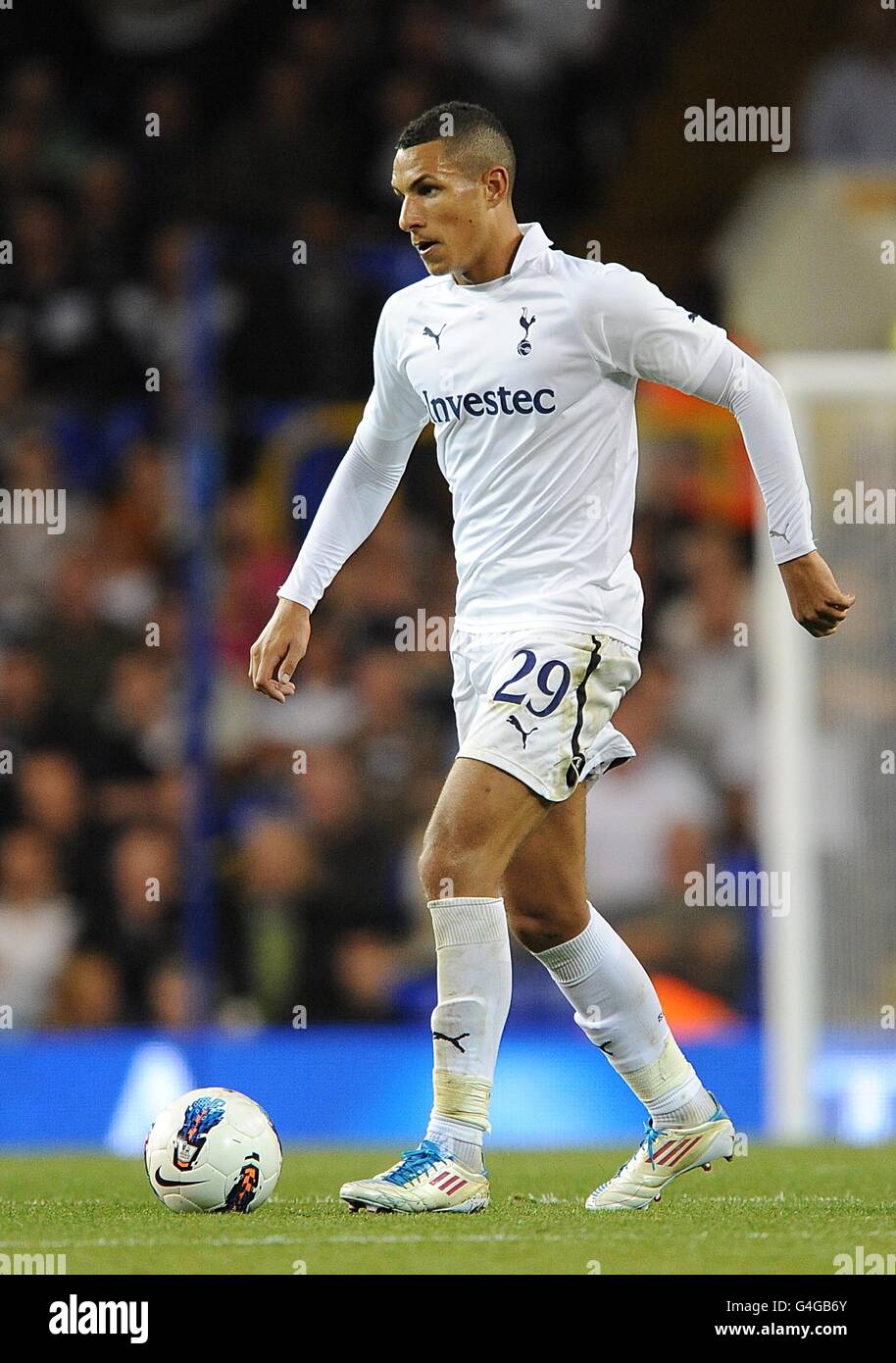 Fußball - UEFA Europa League - Play offs - Second Leg - Tottenham Hotspur gegen Heart of Midlothian - White Hart Lane. Jake Livermore, Tottenham Hotspur Stockfoto