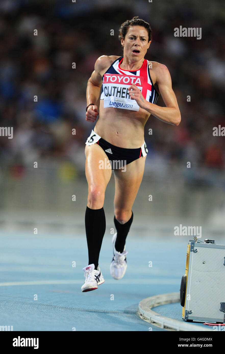 Leichtathletik - IAAF Weltmeisterschaften 2011 - Tag Sieben - Daegu. Die britische Heather Clitheroe tritt beim 5000-m-Finale der Frauen an Stockfoto