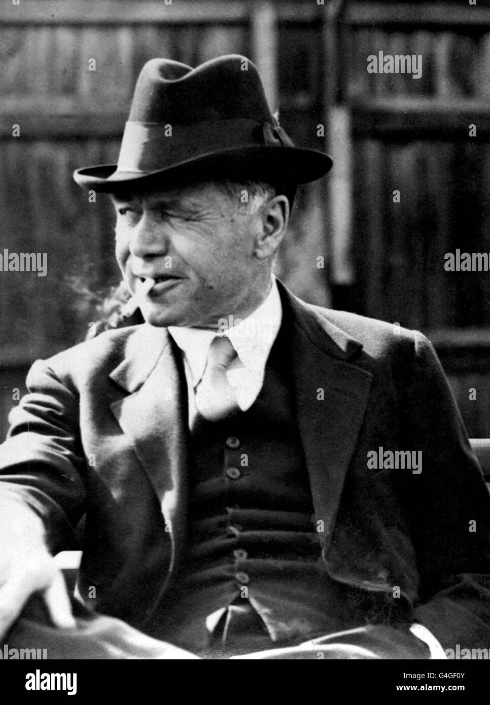 PA NEWS FOTO: Lord Beaverbrook (1879-1964): Eine undatierte Bibliotheksaufnahme von Lord Beaverbrook, dem Titel von William Maxwell Aitken (alias Max Aitken), britischer Zeitungsbesitzer und konservativer Politiker, geboren in Kanada, zu dessen Zeitungen auch der Daily Express gehörte. 1918 war er Informationsminister und von 1940 bis 1941 Minister für die Flugzeugproduktion. Stockfoto