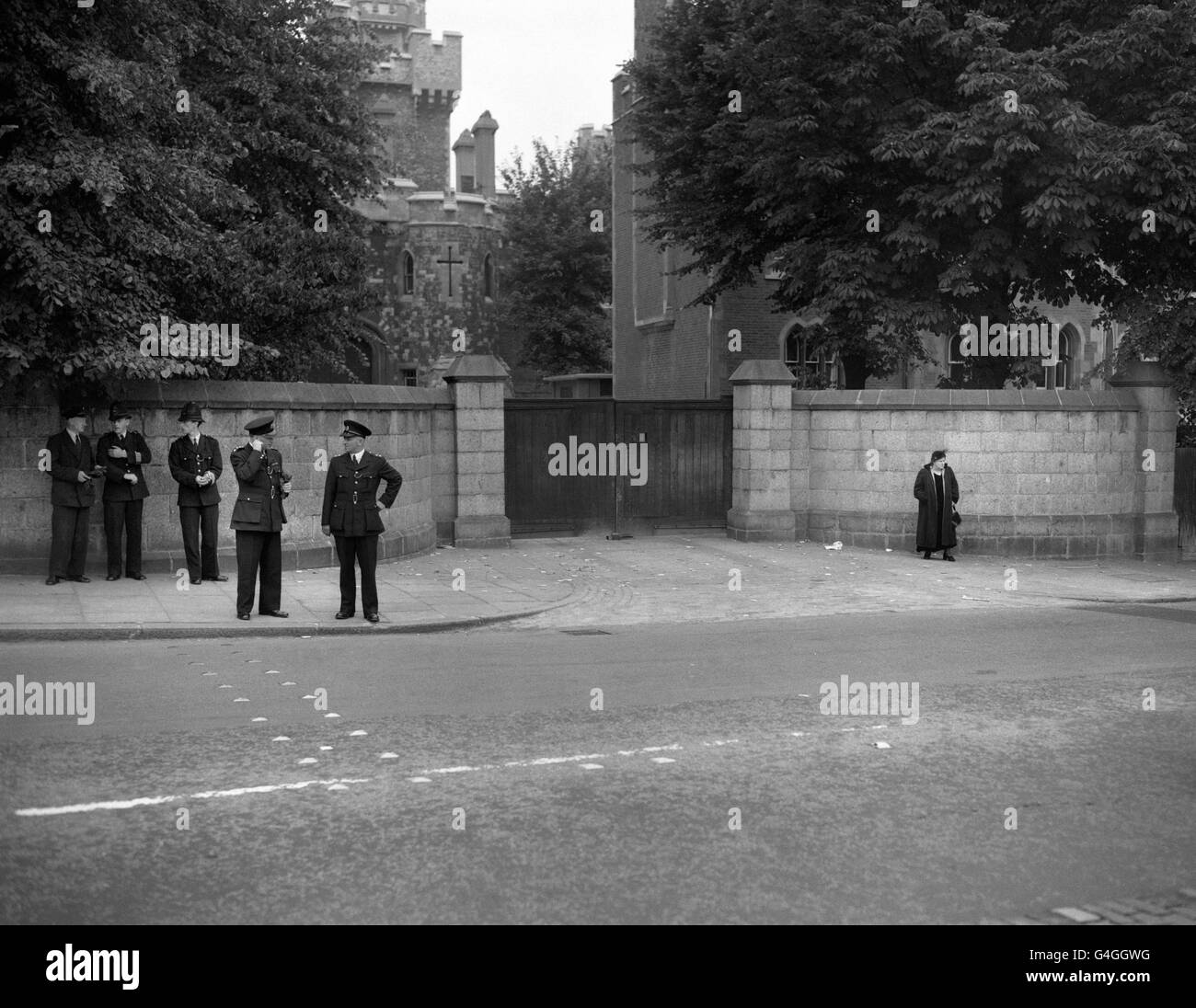 Britische Verbrechen - Mord - Ruth Ellis - London - 1955 Stockfoto