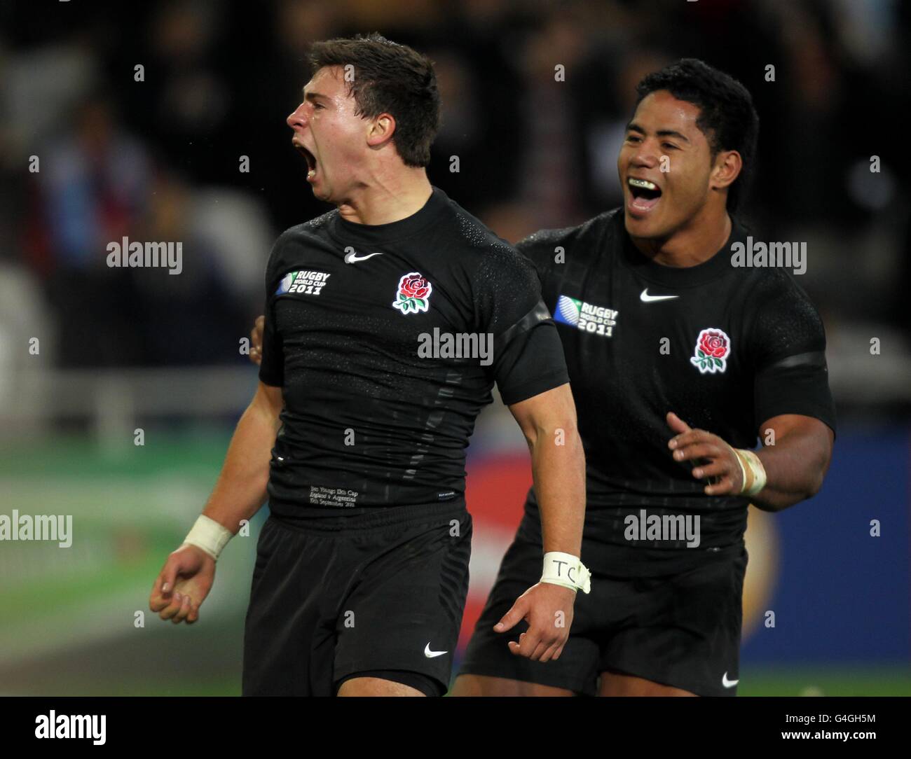 Rugby-Union - IRB Rugby World Cup 2011 - Pool B - Argentinien V England - Otago Stadion Stockfoto