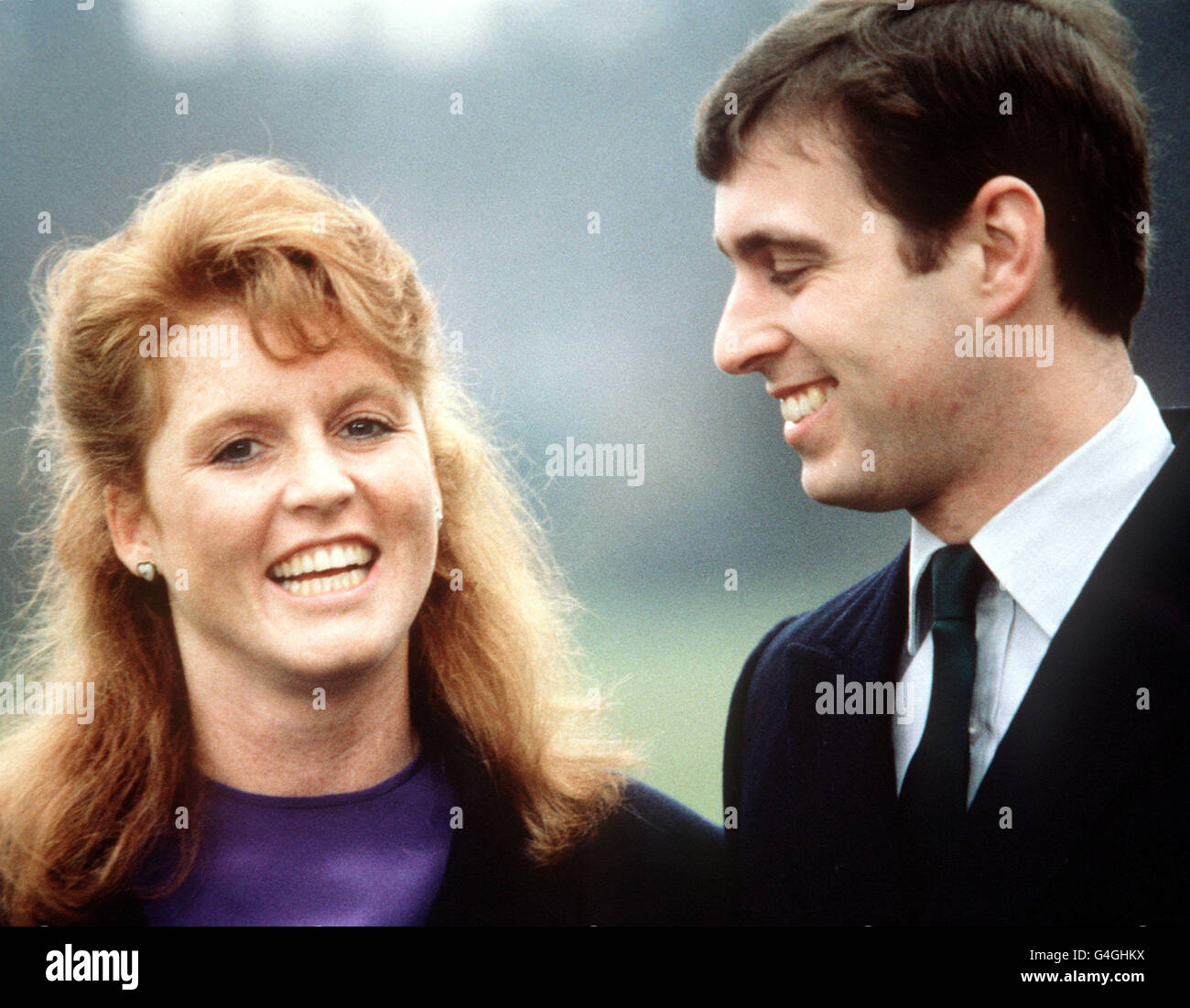 HERZOGIN VON YORK/PRINZ ANDREW ENGAGEMENT Stockfoto