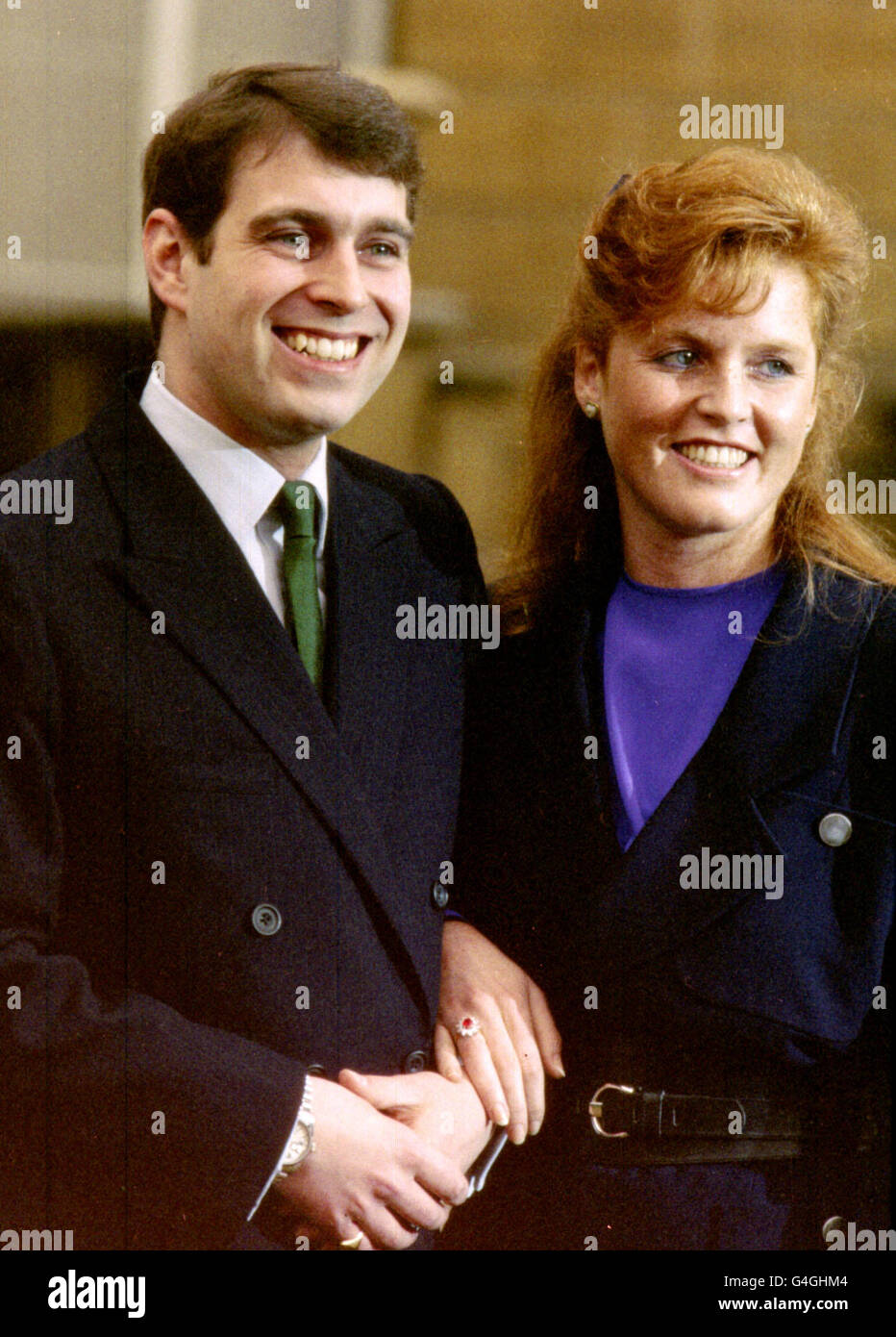 HERZOGIN VON YORK/PRINZ ANDREW ENGAGEMENT Stockfoto