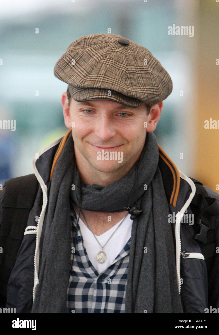 Bradley Cooper Sichtung - Heathrow Stockfoto