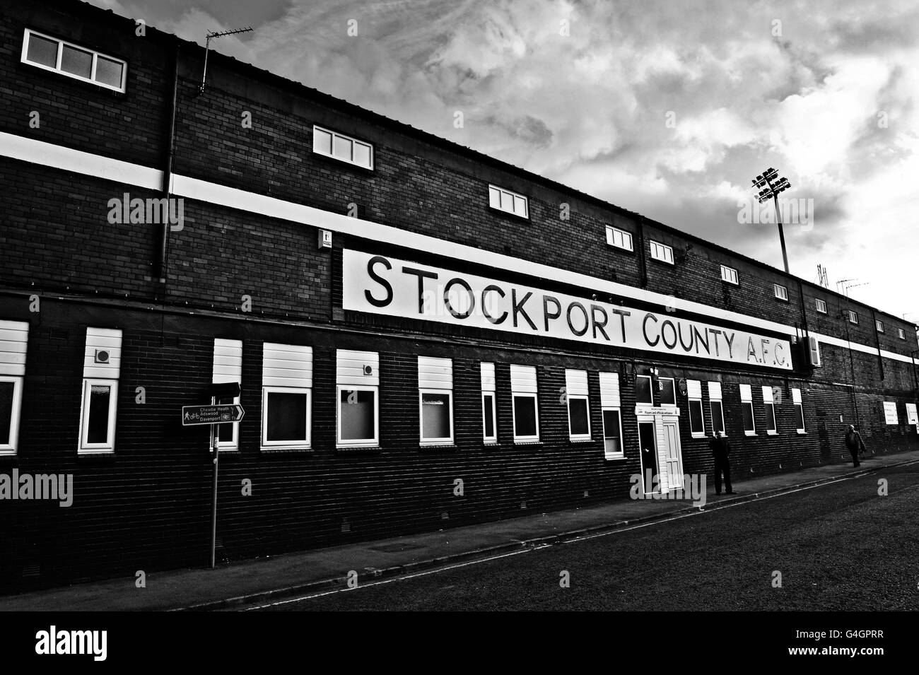 Fußball - Blue Square Premier League - Stockport County / Luton Town - Edgely Park. Eine allgemeine Ansicht des Edgelie Parks, Heimat von Stockport County Stockfoto