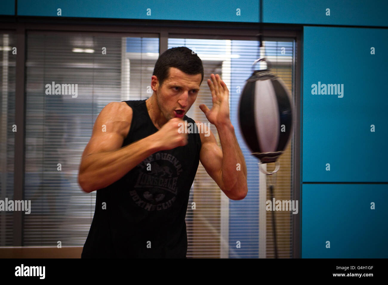 Boxen - Carl Froch Training - English Institute of Sport Stockfoto