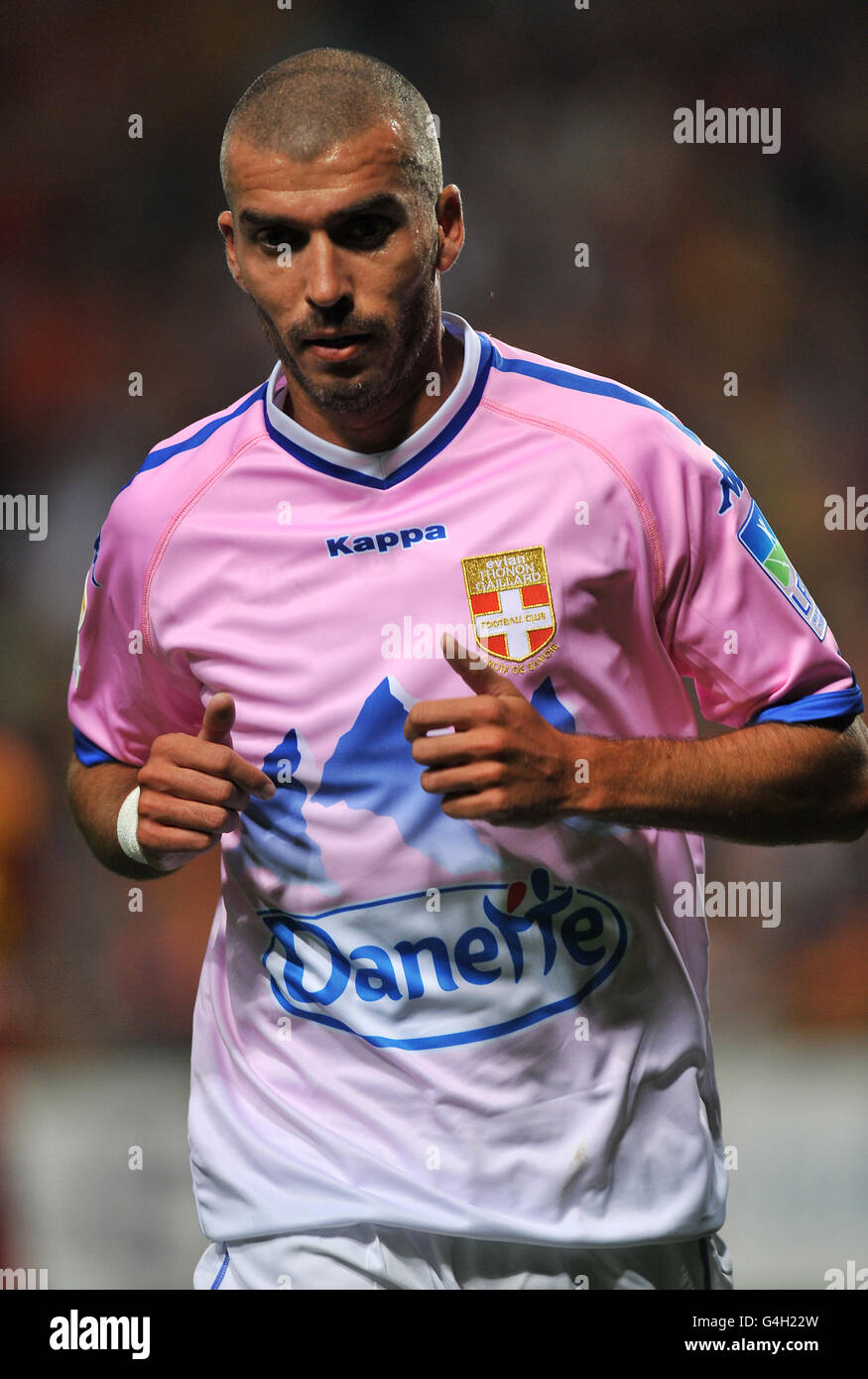 Fußball - Coupe De La Ligue - Runde der 32 - Objektiv V Evian Thonon Gaillard - Stade Felix Bollaert Stockfoto