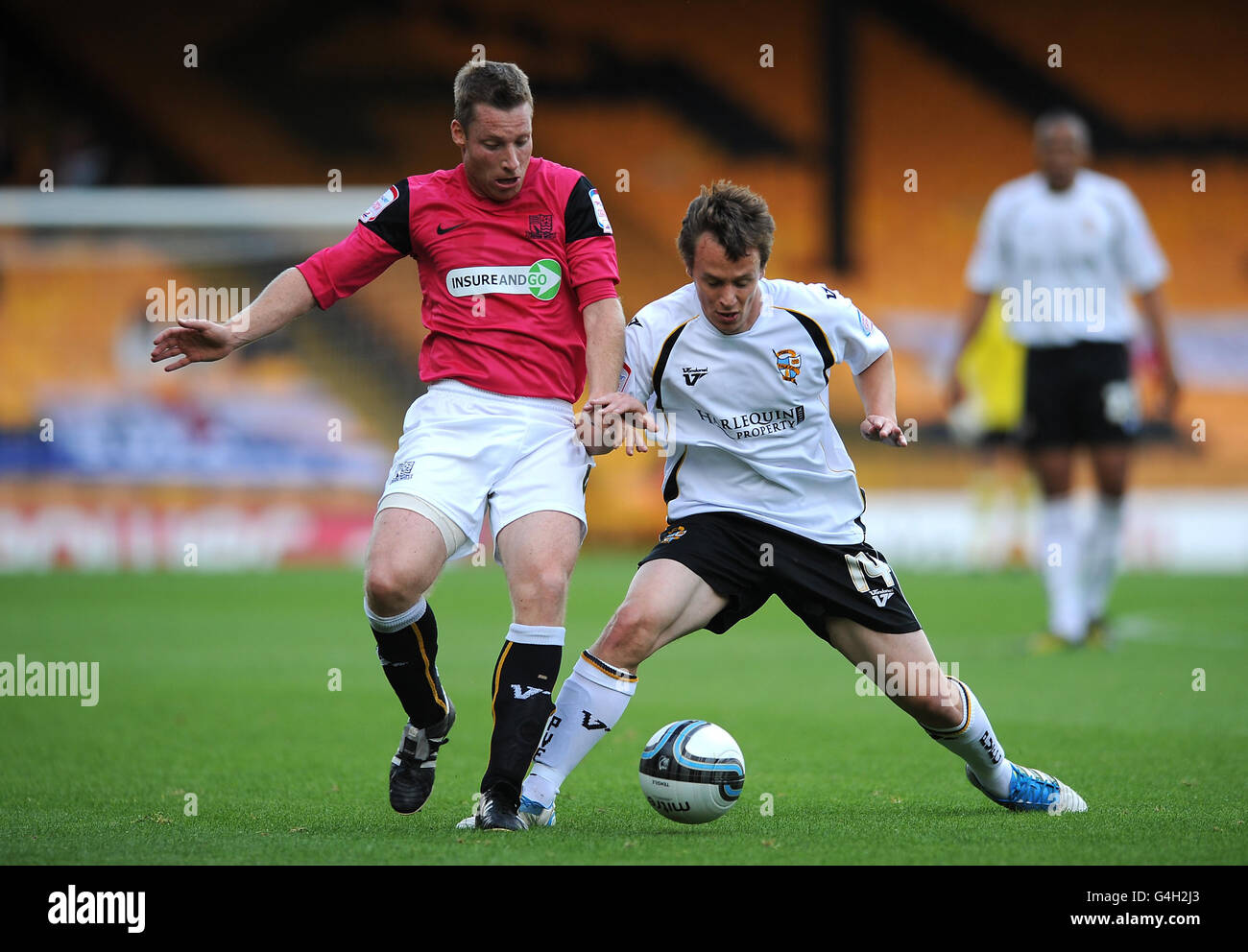 Fußball - Npower Football League Two - Port Vale V Southend United - Vale Park Stockfoto