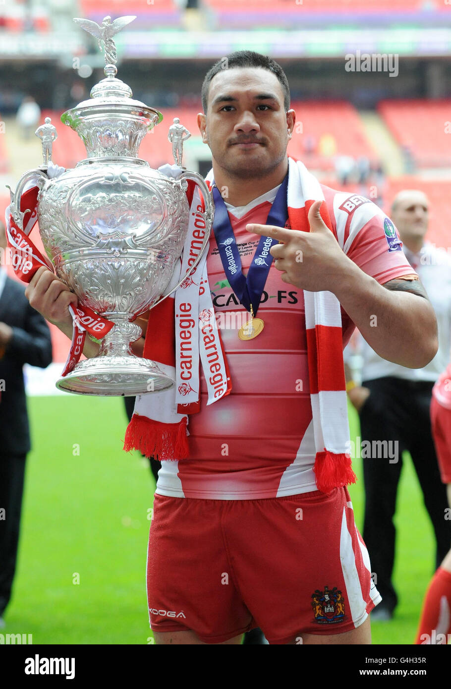 Rugby League - Carnegie-Challenge-Cup-Finale - Wigan Warriors V Leeds Rhinos - Wembley-Stadion Stockfoto