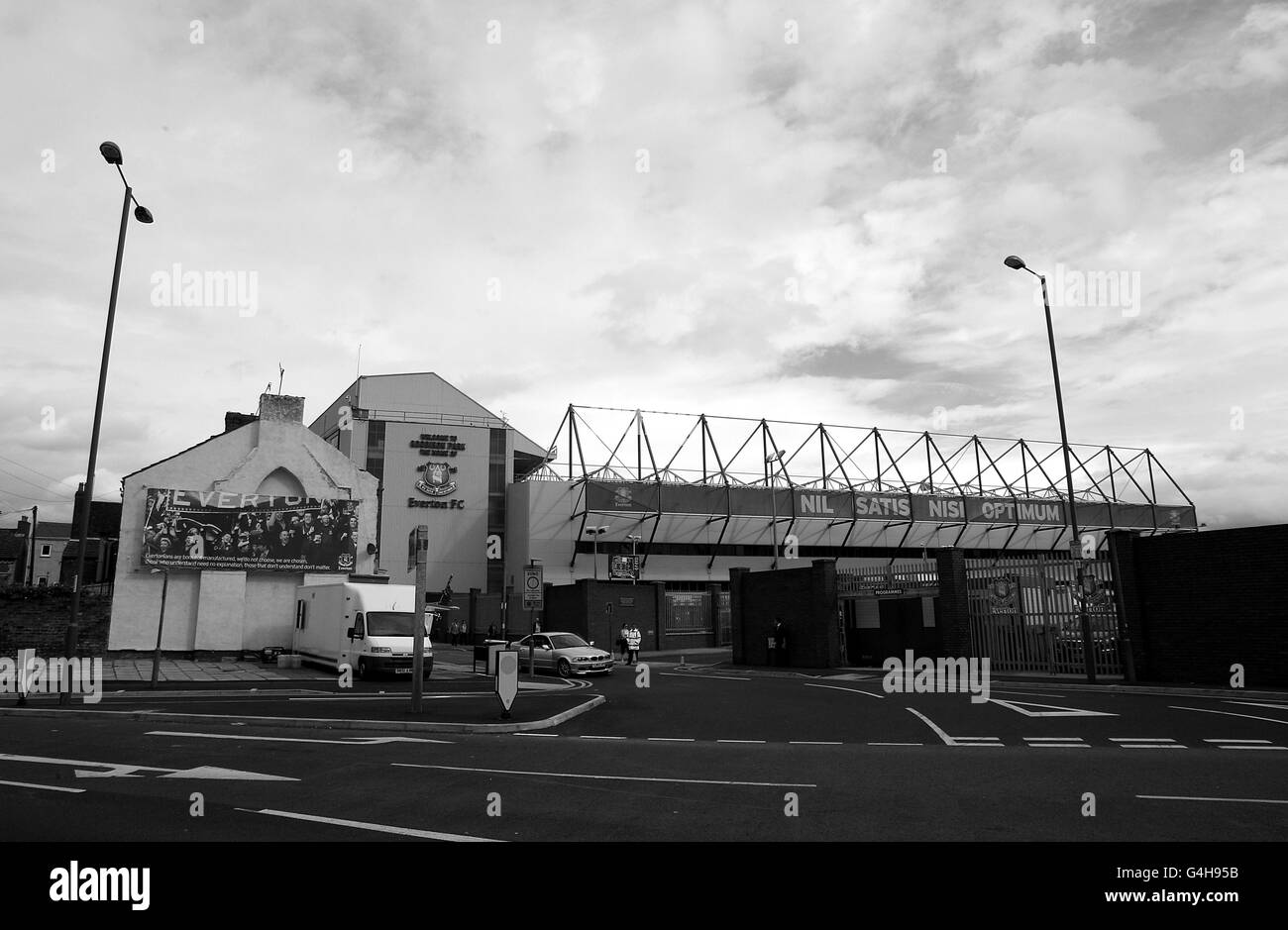 Fußball - Barclays Premier League - Everton V Aston Villa - Goodison Park Stockfoto