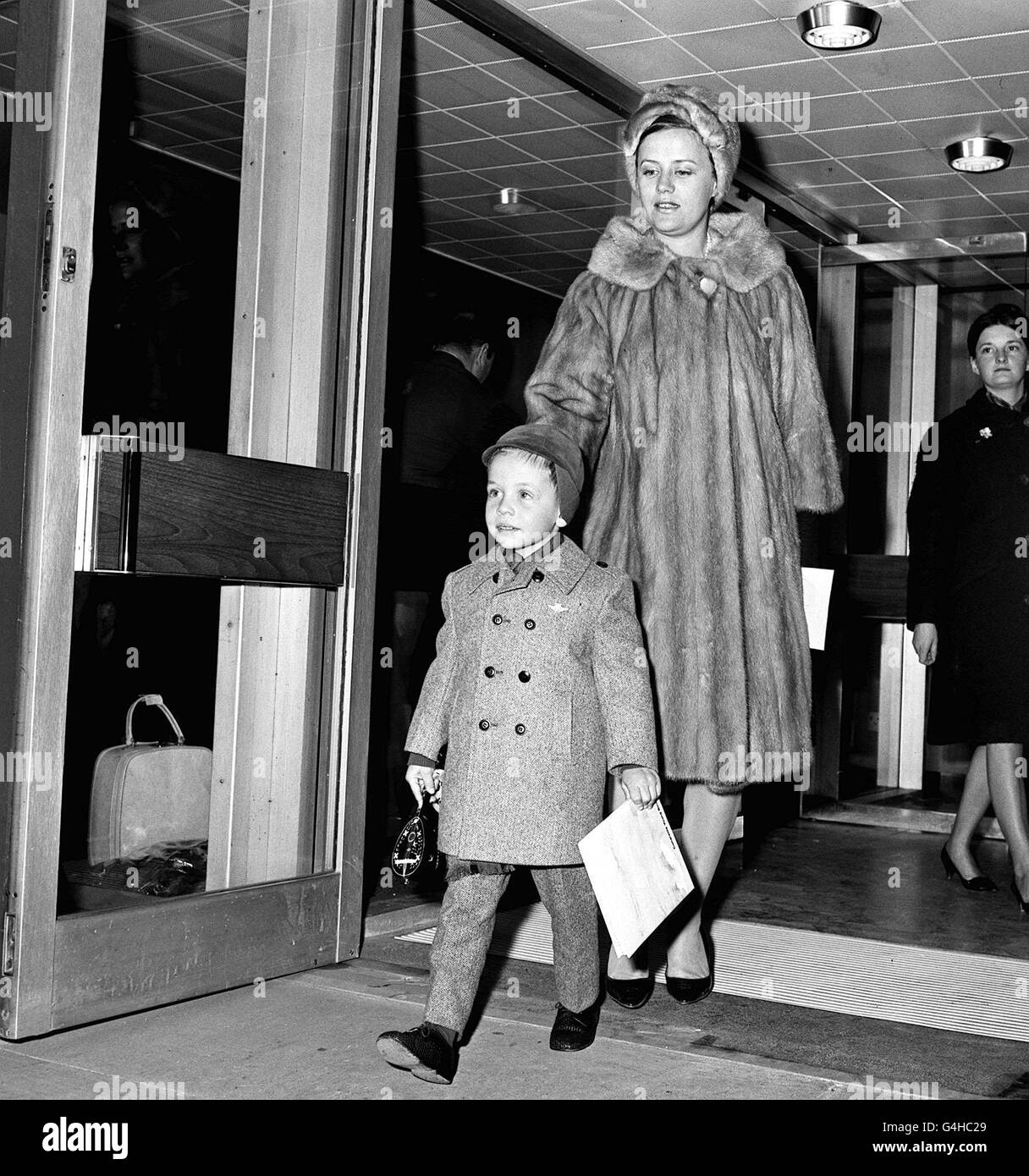 Prinzessin Muna & Prinz Abdullah Stockfoto